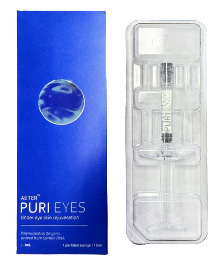 AETER PURI EYES under-eye skin booster, ideal for hydration and brightening.