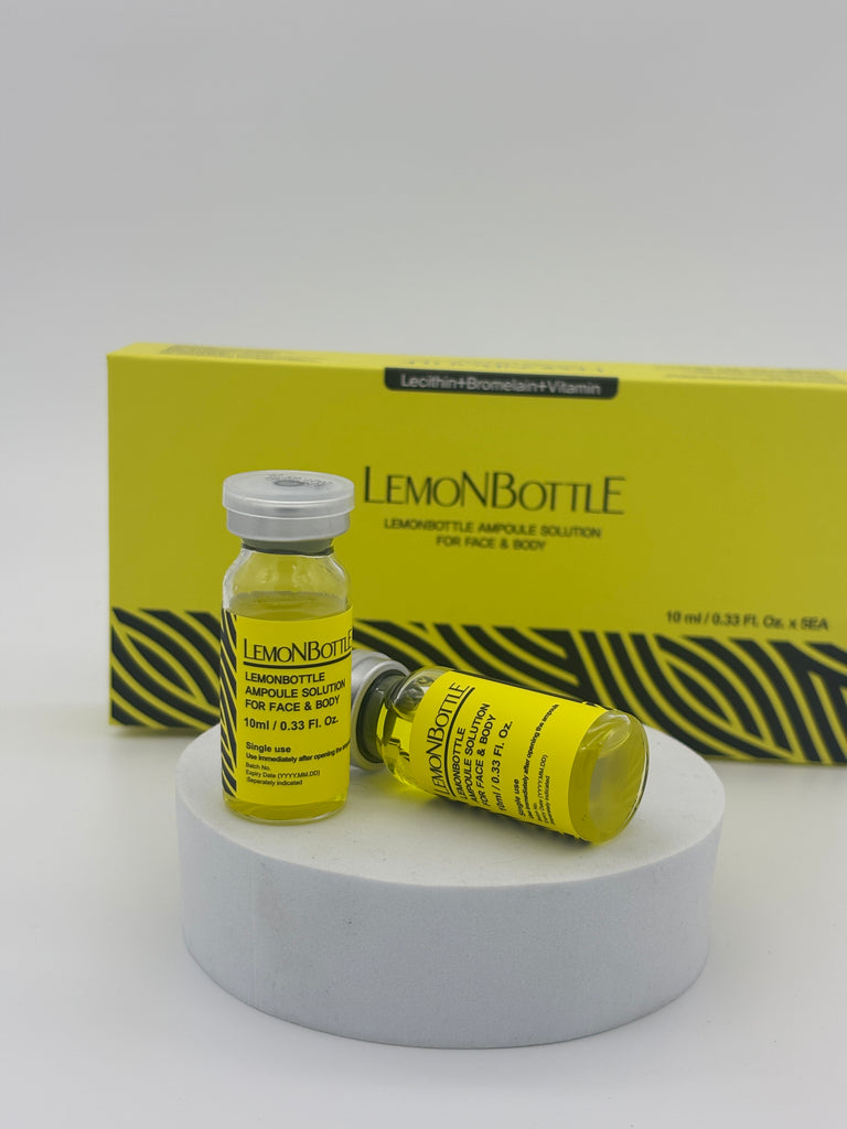 LEMON BOTTLE fat-dissolving injection for targeted body contouring.