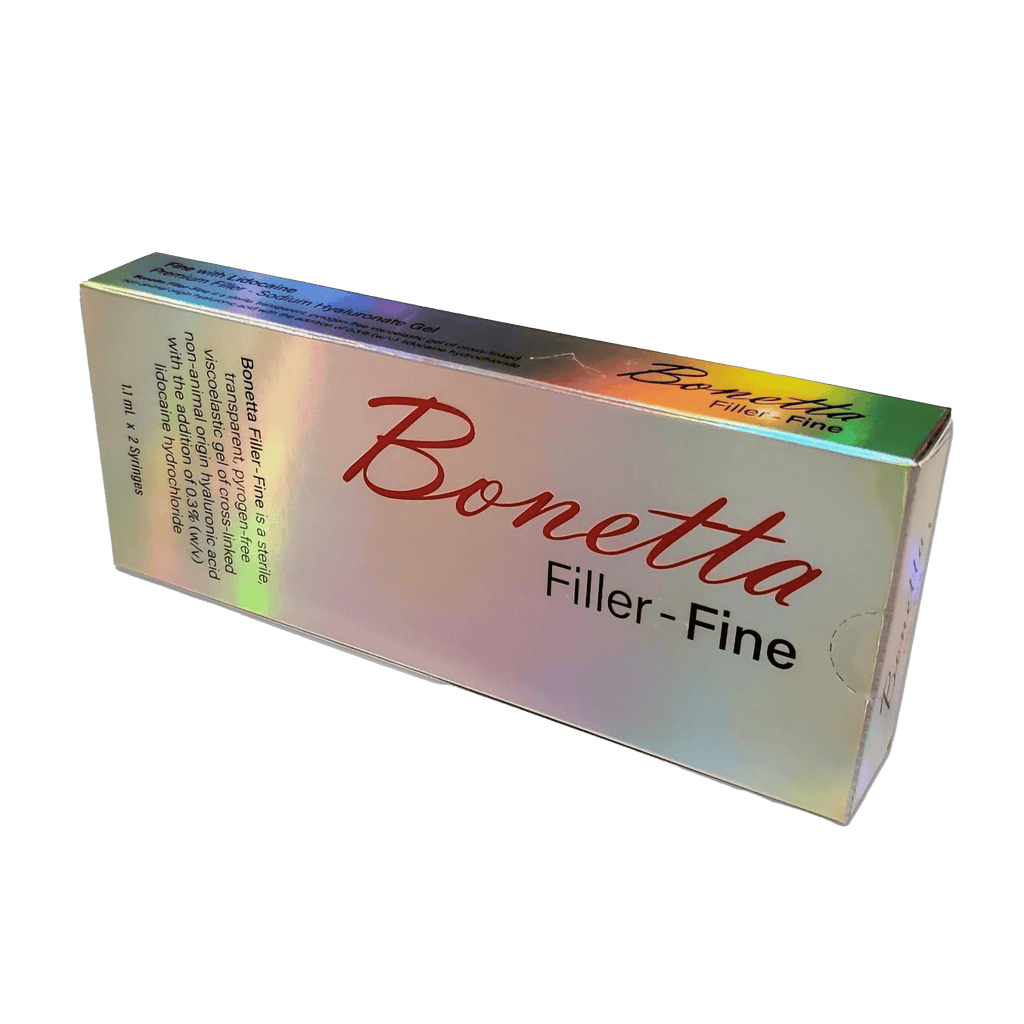 Bonetta FINE hyaluronic acid filler for subtle volume and fine line reduction.