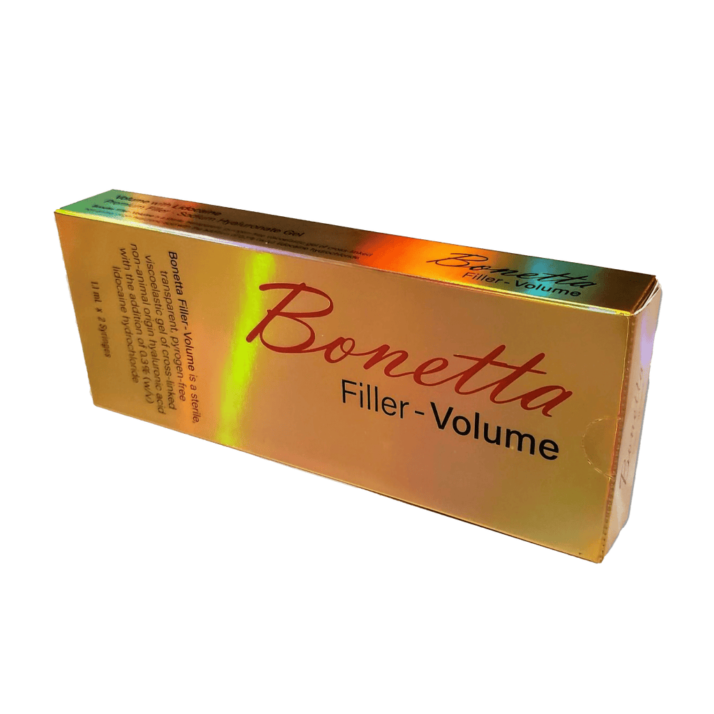 Bonetta VOLUME hyaluronic acid filler for deep volume and facial contouring.