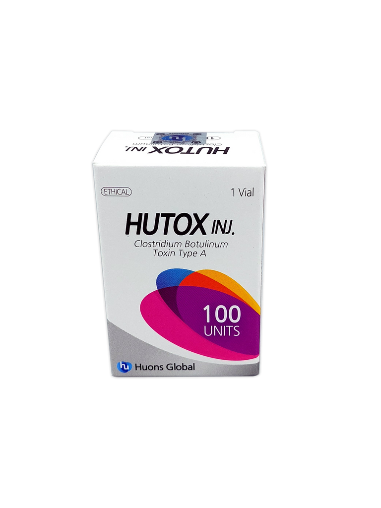 Hutox 100 botulinum toxin type A for wrinkle reduction and facial rejuvenation.