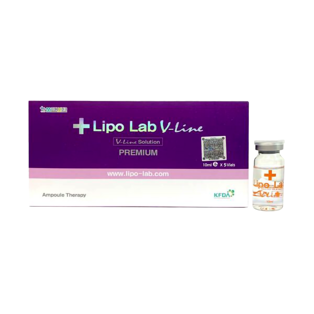 LIPO LAB V-LINE facial fat-dissolving injection for V-shaped contouring.