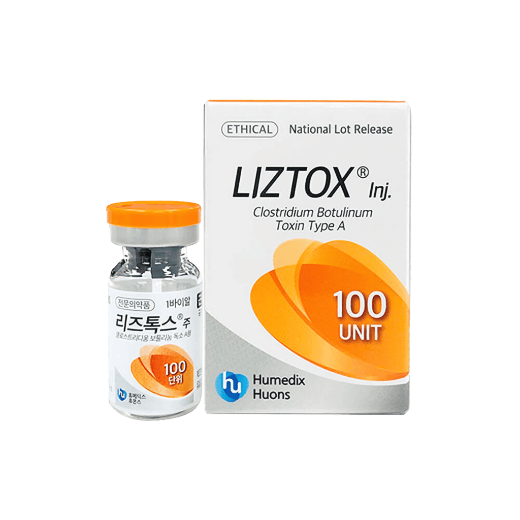 LIZTOX 100 botulinum toxin type A for wrinkle reduction and facial rejuvenation.