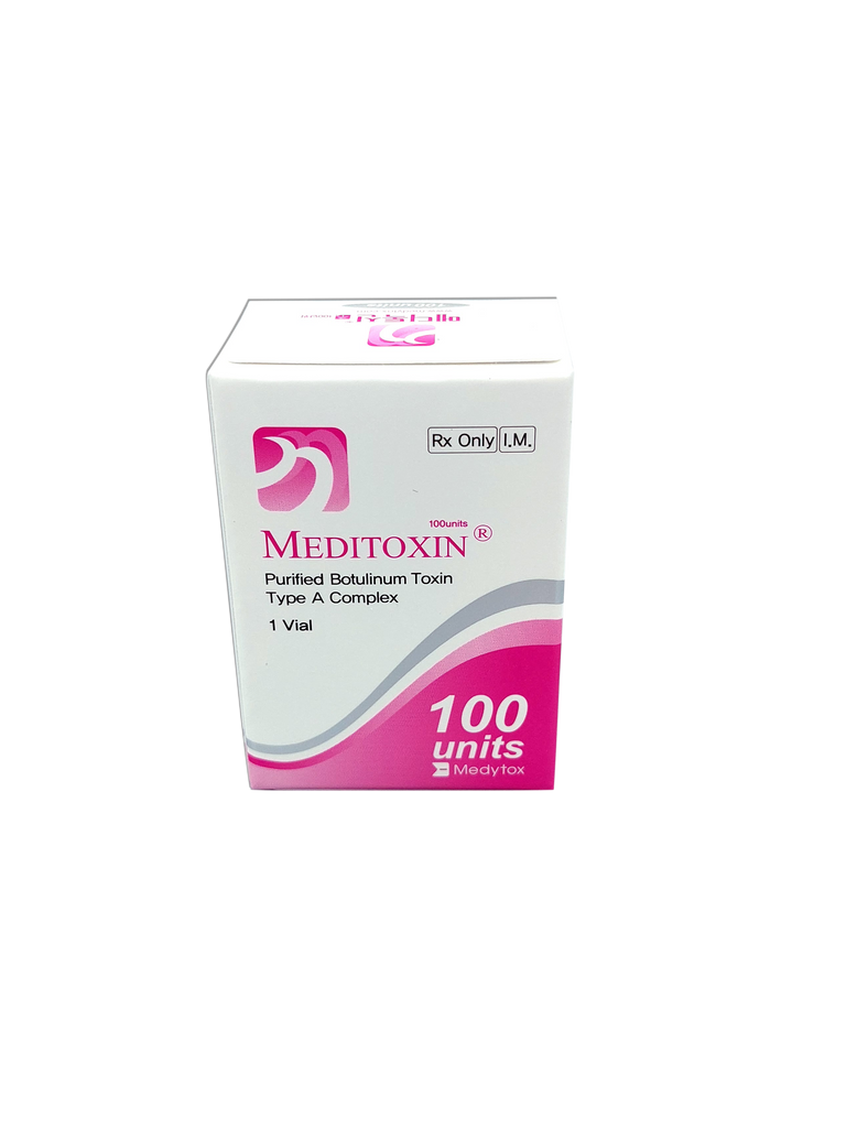 Meditoxin 100 botulinum toxin type A for wrinkle reduction and facial rejuvenation.