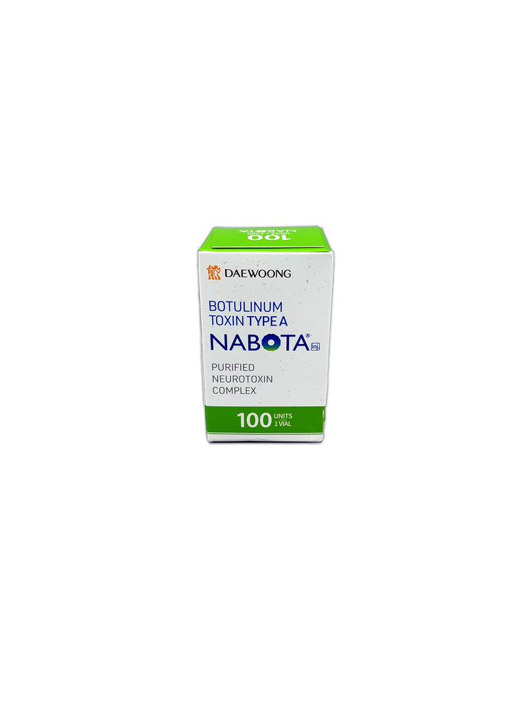 NABOTA 100 units botulinum toxin type A for wrinkle reduction and muscle tone treatment, similar to Botox, safe and long-lasting results