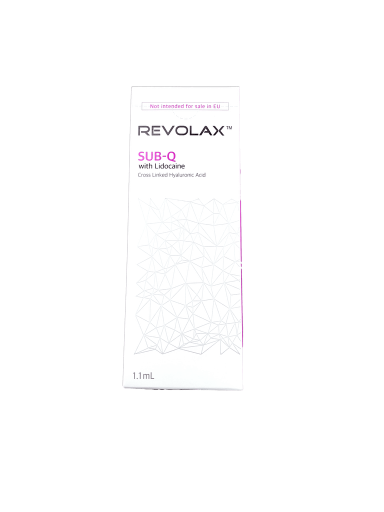 REVOLAX SUB Q ultra-high-density hyaluronic acid filler for deep contouring and volume restoration.