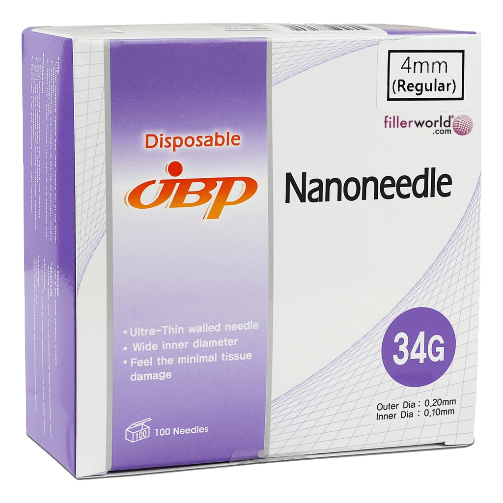 JBP Nano needle UTW 34G (100pcs)(4mm, 6mm, 8mm).